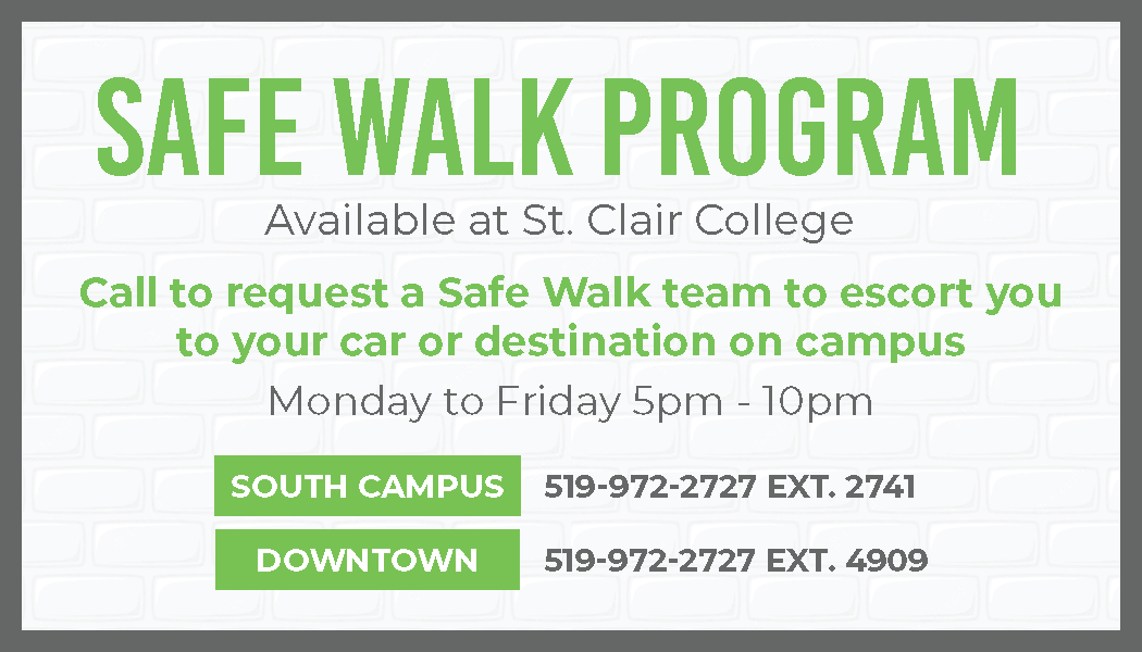 Safe Walk Info Card