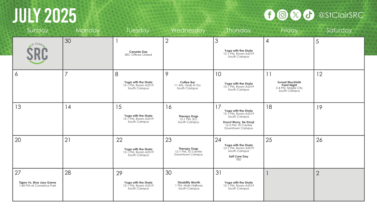 July 2025 Calendar