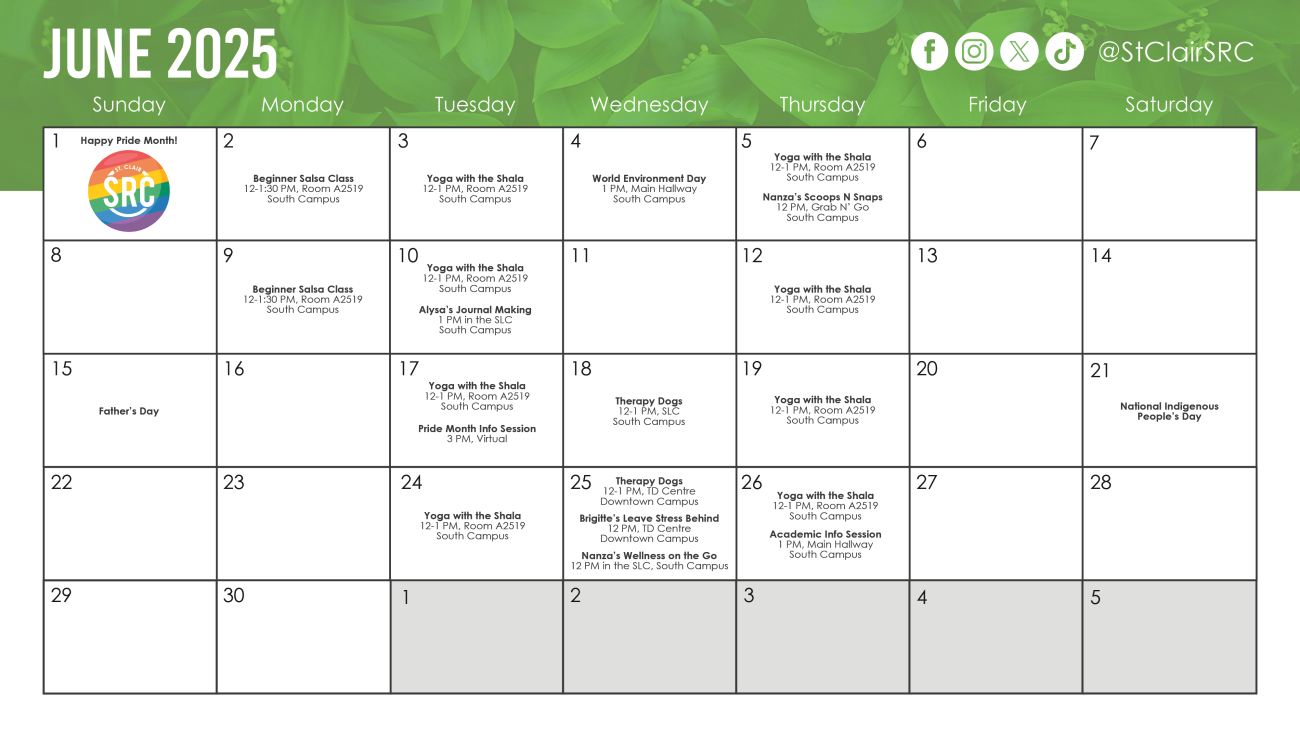 June 2025 Calendar