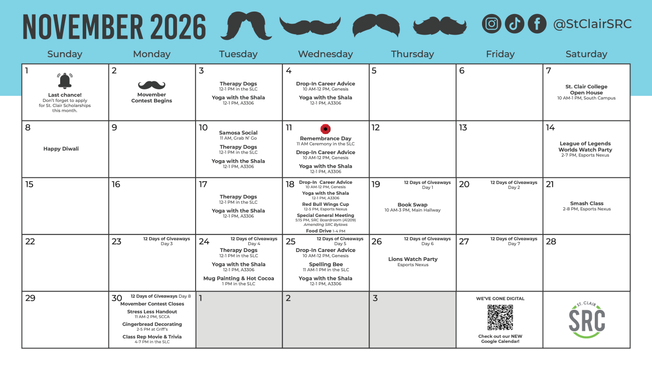 November Calendar
