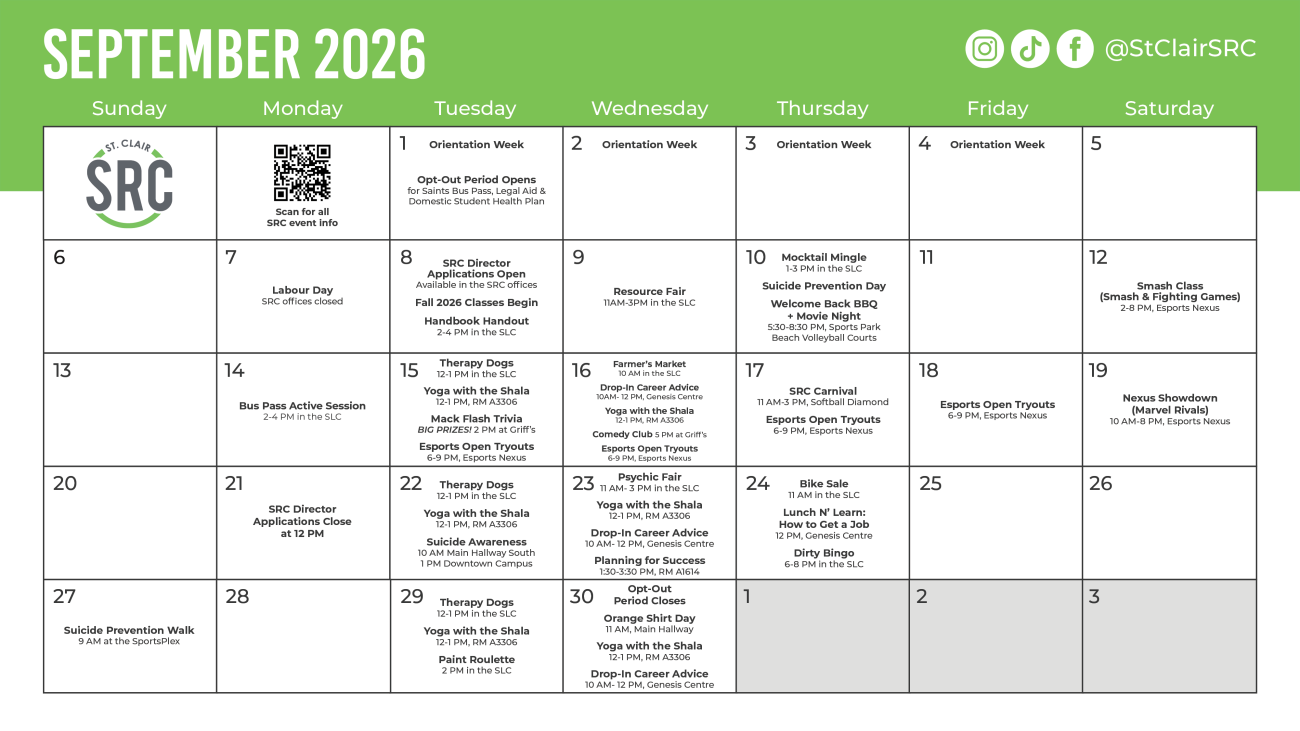 September 2026 Calendar