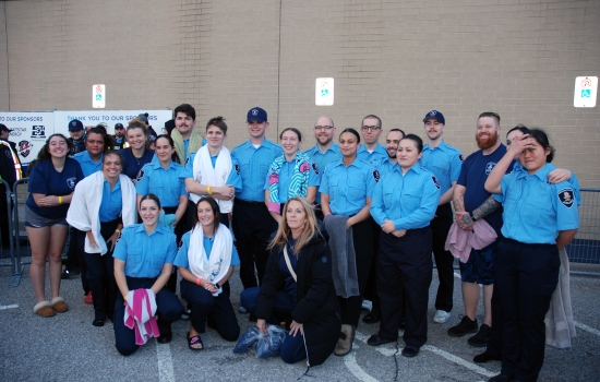 Plungers pose for a photo