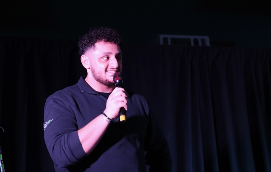 Ali announces the next act