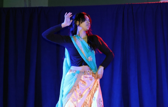A photo of one of the dance duo contestants