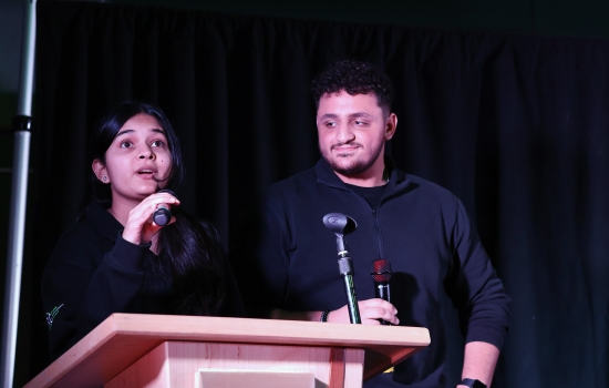 Harnoor and Ali announce the next act