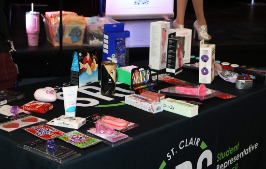 Price table featuring various sex toys