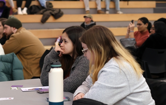 Students in the SLC playing Sexy Bingo