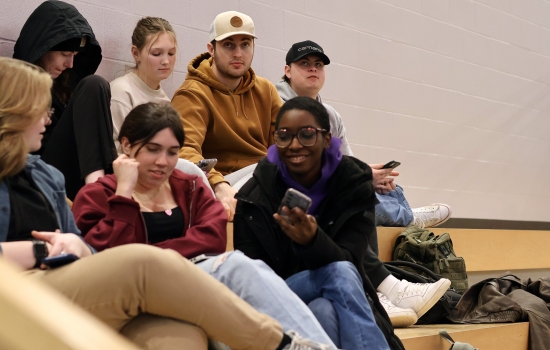 Students in the SLC playing Sexy Bingo