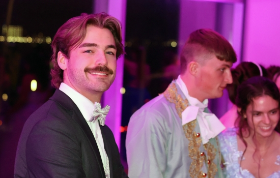 Guests show off their regency apparel
