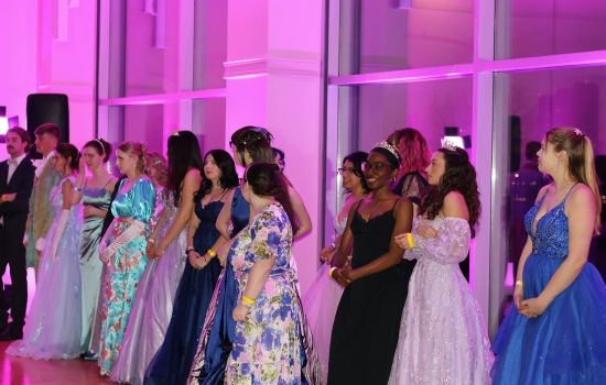Guests show off their regency apparel