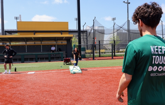 SRC and SSAA play cornhole