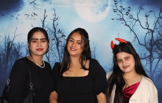 some in costume, some not