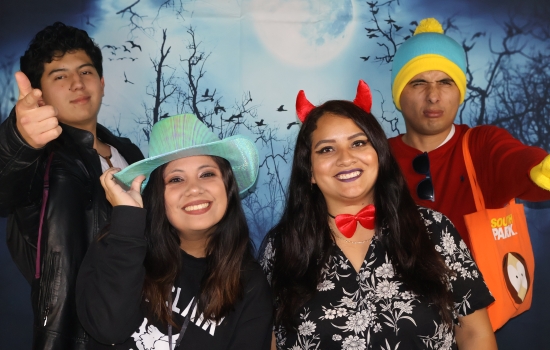 4 pose for the camera