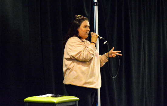 taylor last performs a comedy set in griffs 