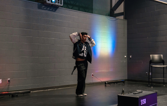 Contestant Talen performs a dance