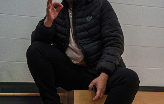 A student in the audience 