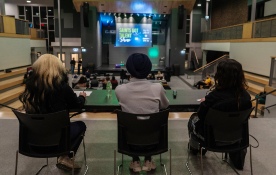 The judges panel watches the performances