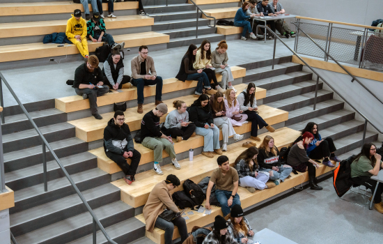An SLC full of students ready for Sexy Bingo 