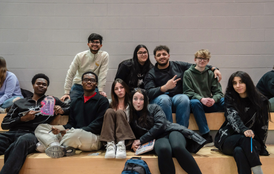 The SRC Board poses for a photo