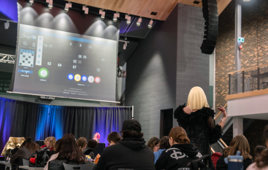 The bingo screen in the SLC