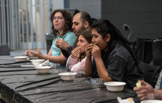 Students take on the sour lime challenge