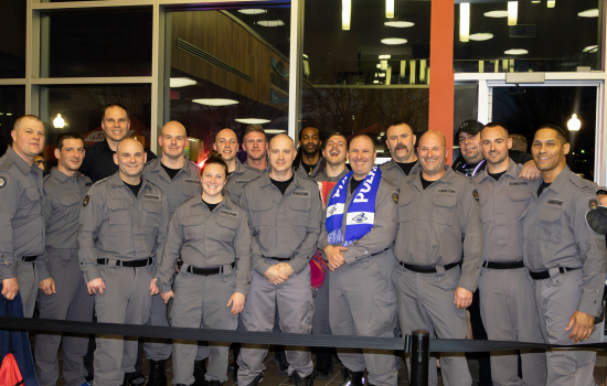 Corrections officers group shot