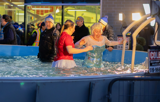 Plungers hit the water 