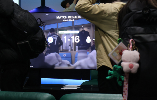 Students play FIFA in the Nexus