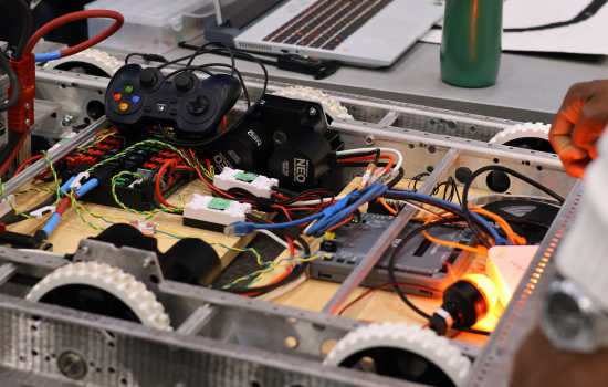 Robotics Club display