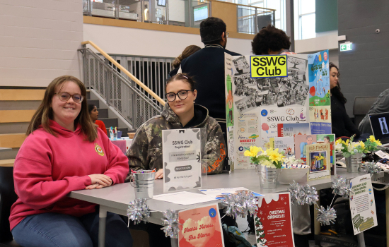 SSWG Club table with club members