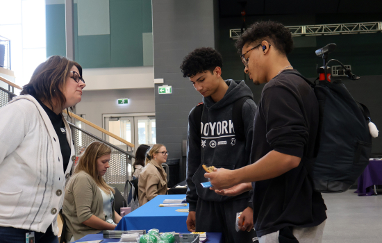Organizations speak with students in the SLC