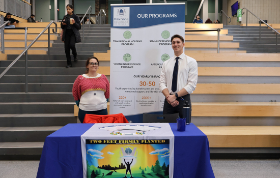 Organizations speak with students in the SLC