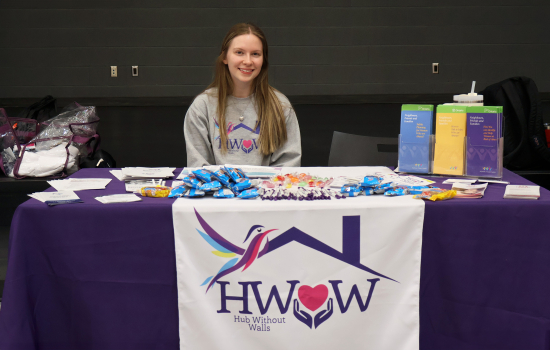 Organizations speak with students in the SLC