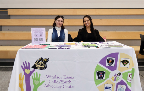 Organizations speak with students in the SLC