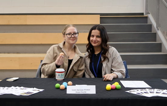 Organizations speak with students in the SLC