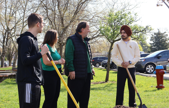 The shovels come out