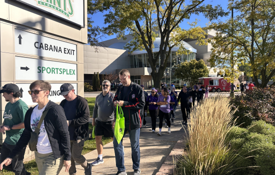 Participants of the Suicide Awareness Month Community Walk