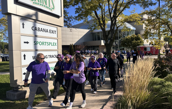 Participants of the Suicide Awareness Month Community Walk