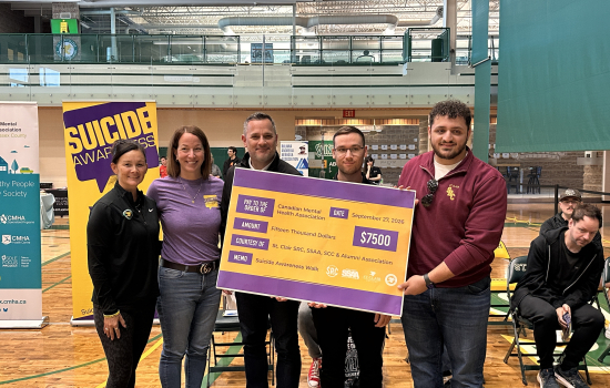 SCC, SRC and SSAA donate to CMHA