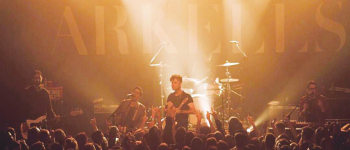 Arkells performing at the Student Life Centre